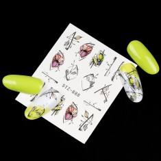 Tatuaj Unghii LUXORISE Flower Art Illusion, STZ-888