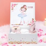 Cumpara ieftin Trusou Botez cu 8 Piese, Balerina 3, Culoare Roz Deschis - TB24