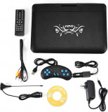 Player DVD portabil HD de 13,9 inchi Zone, player MP3/CD/TV cu ecran pivotant Co