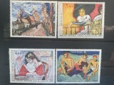 PC363 - Monaco 1980 Aniversari/Pictura, serie MNH, 4v, Nestampilat