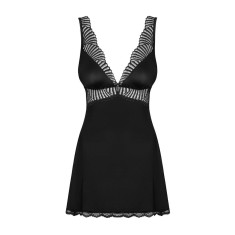 Klarita - Babydoll, negru, L/XL