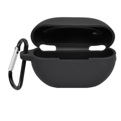 Husa pentru protectia castilor stereo wireless Huawei FreeBuds Pro, culoarea negru, cu carlig prindere foto