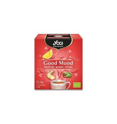 Ceai Buna Dispozitie Bio 12 plicuri Yogi Tea foto