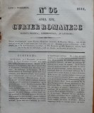 Curier romanesc, gazeta politica, comerciala si literara, nr. 95 din 1844
