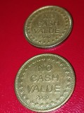 Lot 2 token jetoane (2 marimi) No cash value 2010 Freedom, stari: UNC + Luciu [poze]. Discount conform descriere [10 - 20 %. Vezi descrierea.].