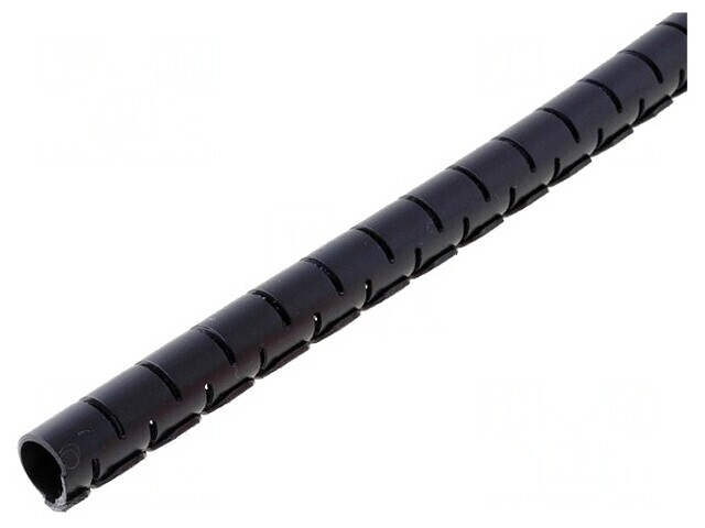 &Icirc;nfășurare Spirală 5mm Polipropilenă Neagră 100m