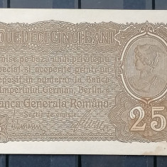 Bancnota Romania, 25 bani 1917, BGR, Ocupatia Germana