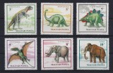 Ungaria 1990 - Fauna preistorica, dinozauri, serie neuzata