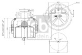 FEBI BILSTEIN 104536 Burduf, suspensie pneumatica