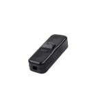 Intrerupator pe fir ON-OFF 3A 250V negru cu retinere, Oem