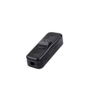 Intrerupator pe fir ON-OFF 3A 250V negru cu retinere foto