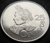 Moneda exotica 25 CENTAVOS - GUATEMALA, anul 2017 * cod 2115 = A.UNC, America Centrala si de Sud