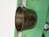 Vas vintage din alamă/bronz cu m&acirc;nere &ndash; Piesă decorativă deosebită
