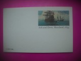 HOPCT 8013 ARK AND DOVE -MARYLAND 1634-1684 -SUA-AMERICA DE NORD -NECIRCULAT-PATRIOT A, Necirculata, Printata