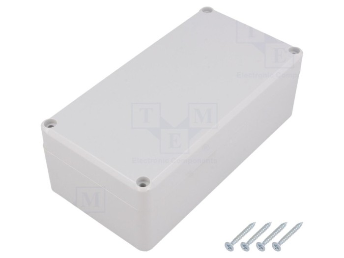 Carcasă universală ABS gri IP65