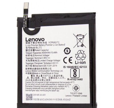 Acumulator Lenovo K6 POWER, BL272 foto
