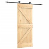Cumpara ieftin Usa glisanta cu set de feronerie 70x210 cm, lemn masiv de pin
