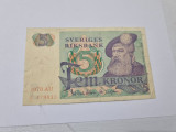 bancnota suedia 5 k 1978