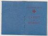 Bnk div Carnet Crucea Rosie a RPR, Romania de la 1950, Documente