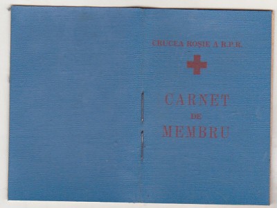 bnk div Carnet Crucea Rosie a RPR foto