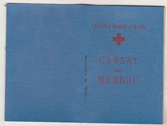 bnk div Carnet Crucea Rosie a RPR