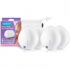 Lansinoh Breastfeeding Washable Nursing Pads inserții textile pentru sutien 4 buc