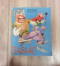 Carte veche de colecție Basme Wilhelm HAUFF - Ilustrații și coperta Livia Rusz - Editura Ion Creangă - apărut &icirc;n 1981