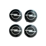 Set 4 capace janta aliaj Opel 60mm, NEGRE