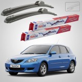 Cumpara ieftin Stergatoare Mazda 3 BK Hatchback 2003-2006 Set Fata Flat TeamCar