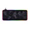 Mousepad Gaming Edman cu Iluminare Led RGB World Map King Size 90x40 cm Negru