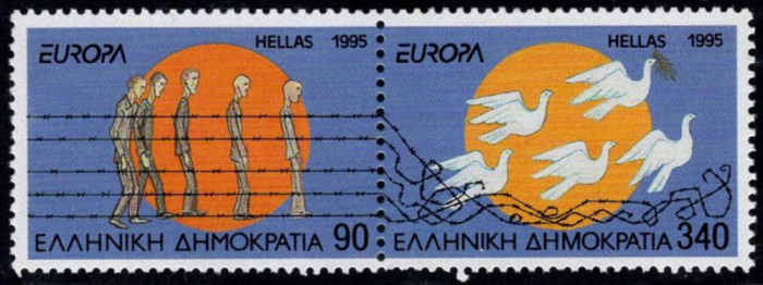 C712 - Grecia 1995 - Europa 2v.neuzat,perfecta stare