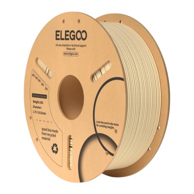 Rola filament, PLA, 1.75 mm, Bej, Elegoo foto