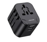 Cumpara ieftin Incarcator de calatorie USAMS, USB, 5V, 2 porturi USB 2.4A