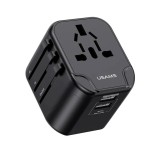 Incarcator de calatorie USAMS, USB, 5V, 2 porturi USB 2.4A