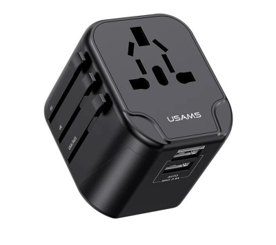Incarcator de calatorie USAMS, USB, 5V, 2 porturi USB 2.4A foto