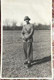 OFITER PERIOADA REGALISTA, FOTOGRAFIE CU DEDICATIE, SEMNATA LOCOTENENT TIBERIUS STOENESCU/,,NEPOTULUI MEU MIRCEA,NOIEMBRIE 1939 ,,FOTO CENTRAL&quot;
