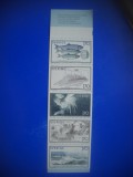 HOPCT TIMBRE SUEDIA MNH 972 CERCETARI MARINE -CARNET -5 VALORI 1979-NESTAMPILAT