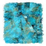 Sticker decorativ Abstract, Albastru, 55 cm, 11661ST