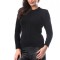 E586-1 Pulover cu modele in tesatura si maneci lungi