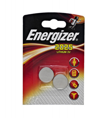 Energizer CR2025 3v baterie plata cu litiu-Conținutul pachetului 1x Blister foto