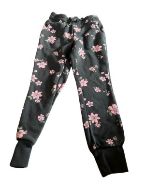 Pantaloni lungi , model cu flori , marimea 6-7 ani foto