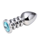 Dildo metalic Rosy Small Blue Diamond
