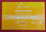Bilet meci Tenis ROMANIA - FRANTA (DAVIS Cup 07.-09.02.2003)