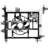 GMV radiator electroventilator Dacia Duster, 2010-, Motorizare 1, 5 Dci 62/79/81kw Euro 4 4x2; 1, 6 16v 77kw E4 Diesel/Benzina, tip climatizare Fara