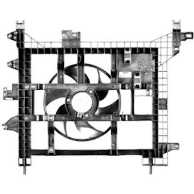 GMV radiator electroventilator Dacia Duster, 2010-, Motorizare 1, 5 Dci 62/79/81kw Euro 4 4x2; 1, 6 16v 77kw E4 Diesel/Benzina, tip climatizare Fara foto