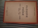 Tudor Vianu Filosofie si Poesie.Catre o conceptie estetica a lumii, princeps, 1943, Alta editura
