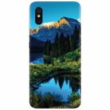 Husa silicon pentru Xiaomi Mi 8 Pro, HDR Mountains Lake