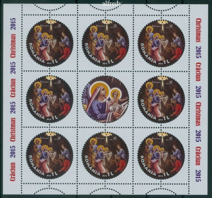ROMANIA 2015, Craciun, MNH, 2082