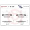 Placute frana BMW 1 (F20) 07.11-06.19, 1 (F21) 12.11-12.19, 1 Van (F20) 03.15-06.19, 2 Cabriolet (F23) 03.14-06.21, 2 Coupe (F22 F87) 10.12-06.21, Fa