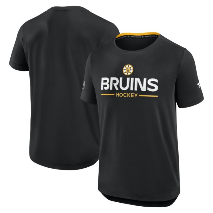 Boston Bruins tricou de bărbați Authentic Pro SS Rink Tee - M